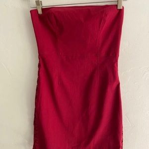 New Express Stretch Bright Red Dress~~Valentines Day Dress ❤️~~